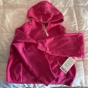 Lululemon Sonic Pink Full Zip Scuba M/L
